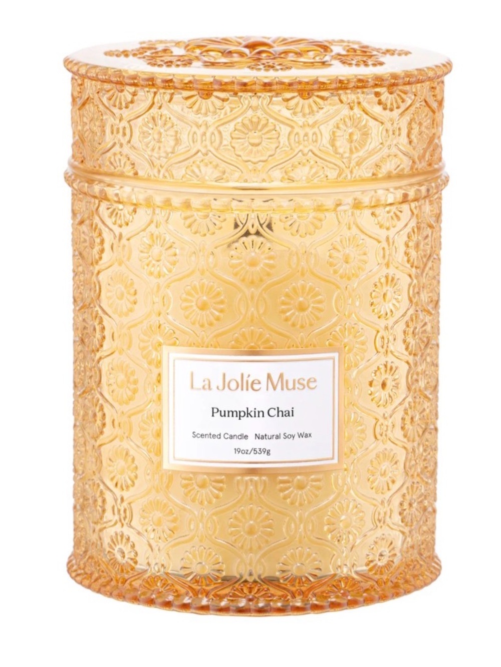 La Jolie Muse Pumpkin Chai Candle New in Box